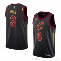 Camiseta George Hill #3 Cleveland Cavaliers Statement 2018 Negro