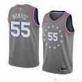 Camiseta Greg Monroe #55 Philadelphia 76ers Ciudad 2018-19 Gris