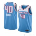 Camiseta Harrison Barnes #40 Sacramento Kings Ciudad 2018-19 Azul