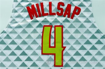 Camiseta Millsap #4 Atlanta Hawks Blanco