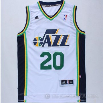 Camiseta Hayward #20 Utah Jazz Blanco