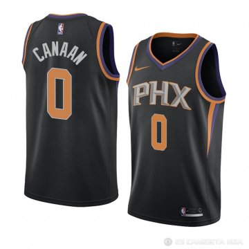 Camiseta Isaiah Canaan #0 Phoenix Suns Statement 2018 Negro