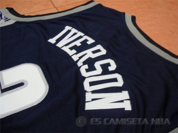 Camiseta Iverson #3 George Town NCAA Azul