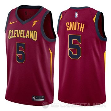 Camiseta J.R. Smith #5 Cleveland Cavaliers Association 2017-18 Blanco