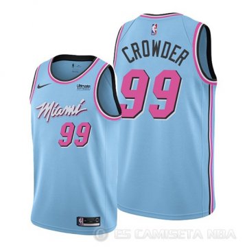 Camiseta Jae Crowder #99 Miami Heat Ciudad 2019-20 Azul