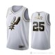 Camiseta Jakob Poeltl #25 Golden Edition San Antonio Spurs Blanco