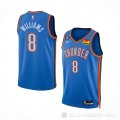 Camiseta Jalen Williams #8 Oklahoma City Thunder Icon Azul