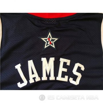Camiseta James #9 USA 2004 Azul