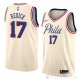 Camiseta Jj Redick #17 Philadelphia 76ers Ciudad 2018 Crema