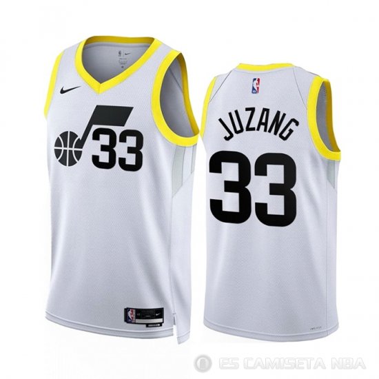 Camiseta Johnny Juzang #33 Utah Jazz Association 2022-23 Blanco - Haga un click en la imagen para cerrar