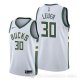 Camiseta Jon Leuer #30 Milwaukee Bucks Association Blanco