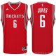Camiseta Jones #6 Houston Rockets Rojo