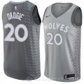 Camiseta Josh Okogie #20 Minnesota Timberwolves Ciudad 2018 Gris