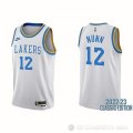 Camiseta Kendrick Nunn #12 Los Angeles Lakers Classic 2022-23 Blanco