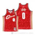 Camiseta Kevin Love #0 Cleveland Cavaliers Mitchell & Ness Rojo
