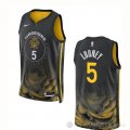 Camiseta Kevon Looney #5 Golden State Warriors Ciudad 2022-23 Negro