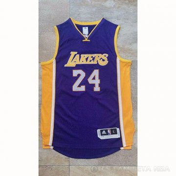 Camiseta Kobe Bryant NO 24 Los Angeles Lakers Violeta