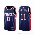 Camiseta Kyrie Irving NO 11 Brooklyn Nets Ciudad 2021-22 Azul