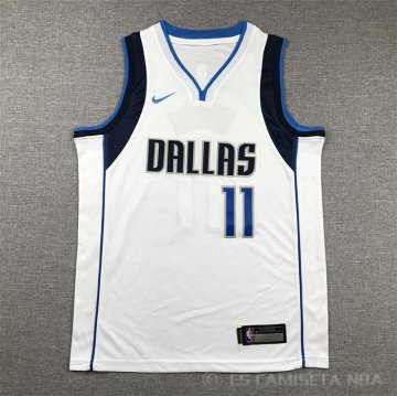 Camiseta Kyrie Irving #11 Dallas Mavericks Nino Association 2022-23 Blanco