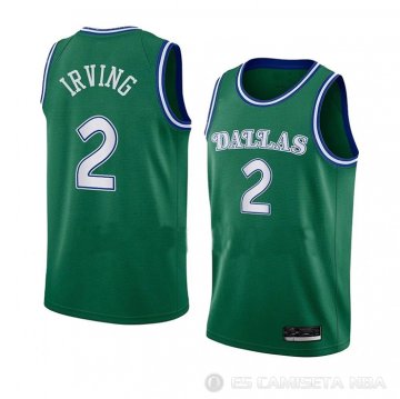 Camiseta Kyrie Irving #2 Dallas Mavericks Hardwood Classics 2022-23 Verde