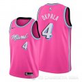 Camiseta Kz Okpala #4 Miami Heat Earned 2019-20 Rosa