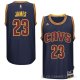 Camiseta LeBron James #23 Cleveland Cavaliers Retro Azul