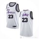 Camiseta LeBron James #23 Los Angeles Lakers Ciudad 2022-23 Blanco