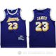 Camiseta Lebron James #23 Los Angeles Lakers Azul