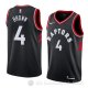 Camiseta Lorenzo Brown #4 Toronto Raptors Statement 2018 Negro