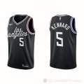Camiseta Luke Kennard #5 Los Angeles Clippers Ciudad 2022-23 Negro