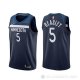 Camiseta Malik Beasley #5 Minnesota Timberwolves Icon Negro