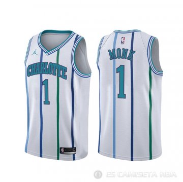 Camiseta Malik Monk #1 Charlotte Hornets Classic Blanco