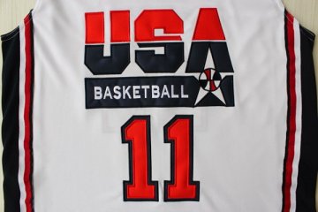 Camiseta Malone #11 USA 1992 Blanco