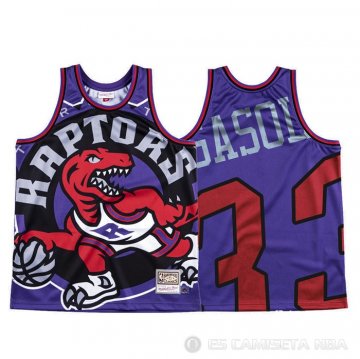Camiseta Marc Gasol #33 Toronto Raptors Mitchell & Ness Big Face Violeta