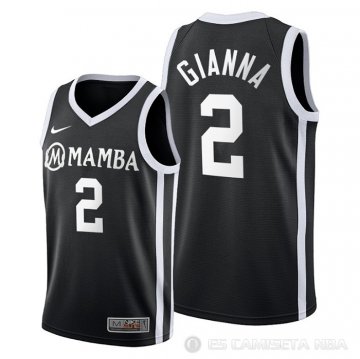 Camiseta Memorial Gianna #2 Primary Mamba Negro