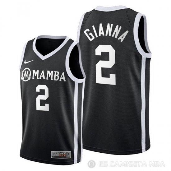 Camiseta Memorial Gianna #2 Primary Mamba Negro - Haga un click en la imagen para cerrar