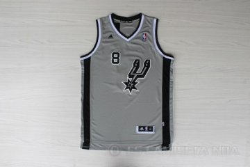 Camiseta Mills #8 San Antonio Spurs Gris