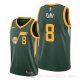 Camiseta Miye Oni #8 Utah Jazz Earned 2019-20 Verde