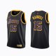 Camiseta Montrezl Harrell NO 15 Los Angeles Lakers Earned 2020-21 Negro