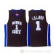 Camiseta NCAA Lillard #1 Weber State Negro