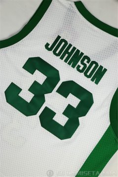 Camiseta Btate Johnson #33 NCAA Blanco