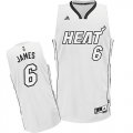 Camiseta James #6 Heats 2012 Navidad Blanco