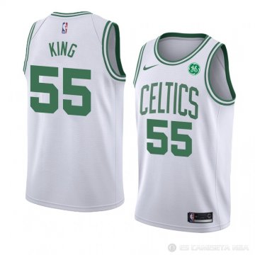 Camiseta Nick King #55 Boston Celtics Association 2018 Blanco