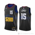 Camiseta Nikola Jokic #15 Denver Nuggets Ciudad 2023-24 Negro