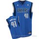 Camiseta Nowitzki #41 Dallas Mavericks Azul