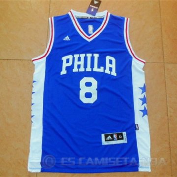 Camiseta Okafor #8 Philadelphia 76ers Azul
