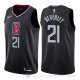 Camiseta Patrick Beverley #21 Los Angeles Clippers Statement 2019 Negro