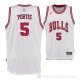 Camiseta Portis #5 Chicago Bulls Blanco