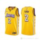 Camiseta Quinn Cook #2 Los Angeles Lakers Ciudad 2019-20 Amarillo