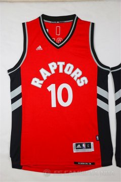 Camiseta Derozan #10 Toronto Raptors Rojo